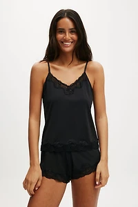 Sabrina Lace Longline Cami