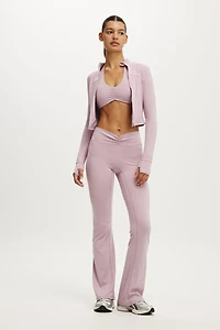 Ultra Soft Scrunch Front Flare