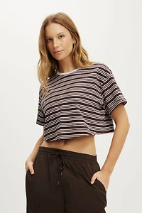 Cropped Graphic Active Tee