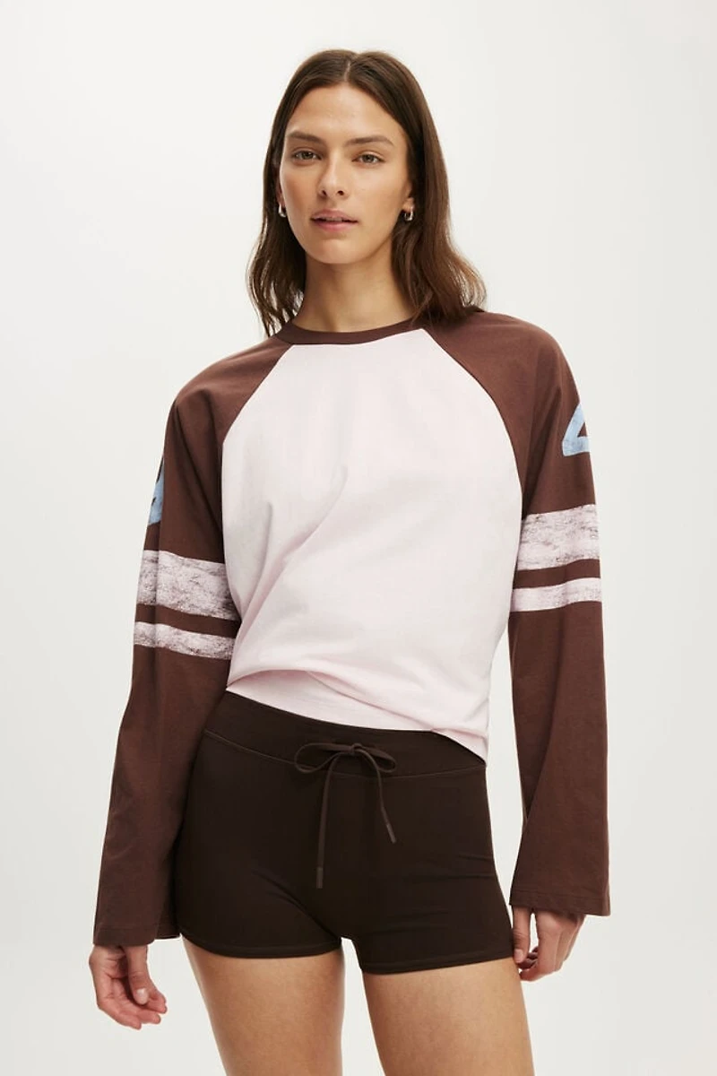Active Graphic Raglan Tee