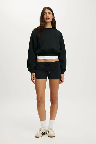 Plush Cropped Crew