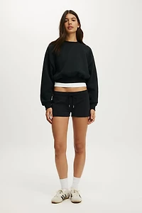 Plush Cropped Crew