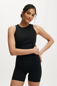 Active Rib Curved Hem Tank