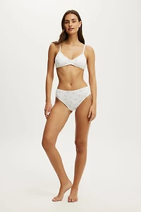 Cotton Pointelle Cheeky Brief