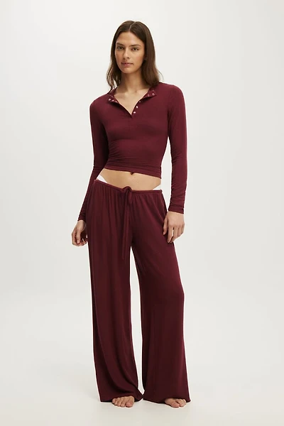 Super Soft Low Rise Wide Leg Pant