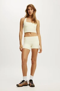 Ultra Soft Roll Over Shortie Short