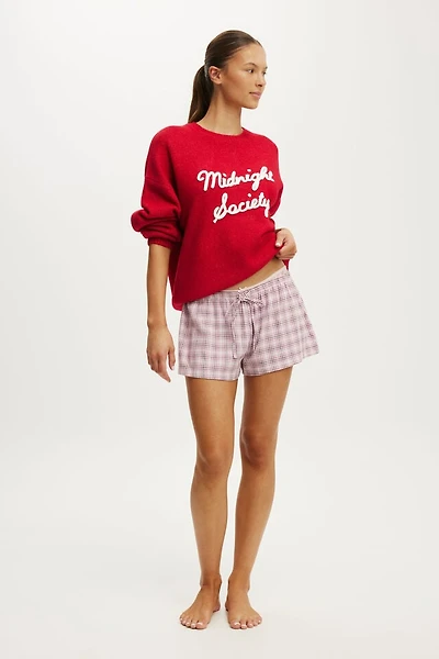 Cloud Soft Flannel Short