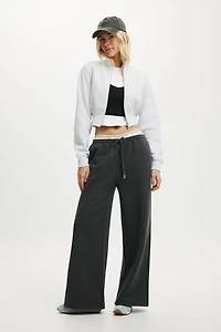 Plush Fitted Zip Through