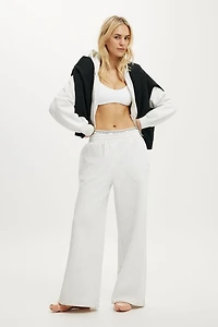 Fleece Wide Leg Sweatpant