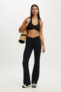 Ultra Soft Scrunch Front Flare