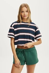 Cropped Graphic Active Tee
