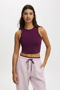 Active Rib Curved Hem Tank