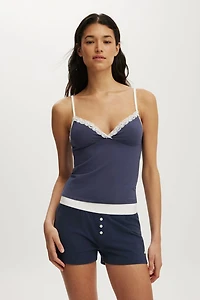 Dreamy Soft Lace Triangle Cami