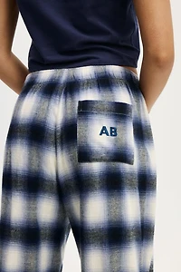 Personalised Flannel Wide Leg Pant