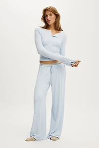 Super Soft Low Rise Wide Leg Pant