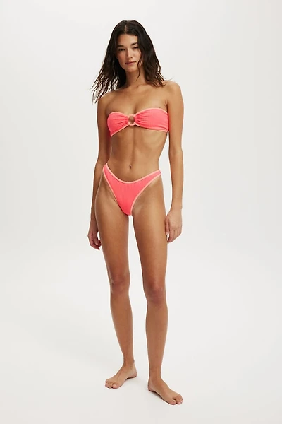 Refined High Side Brazilian Bikini Bottom
