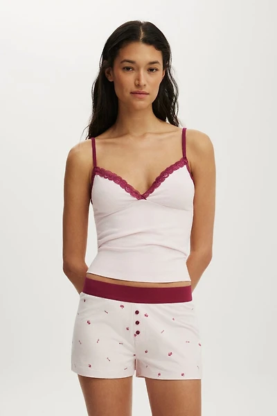 Dreamy Soft Lace Triangle Cami