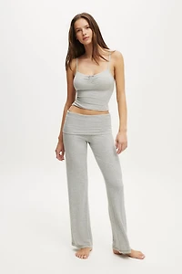 Airy Soft Roll Waist Pant