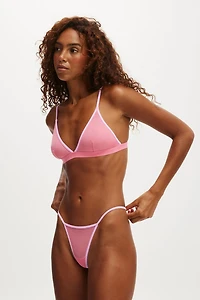 Sporty Mesh Triangle Bralette