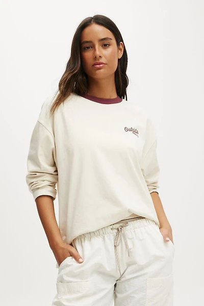 Long Sleeve Graphic Crew