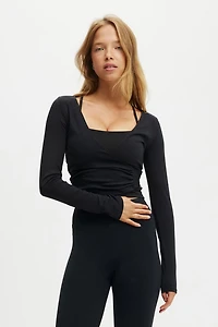 Active Wrap Top