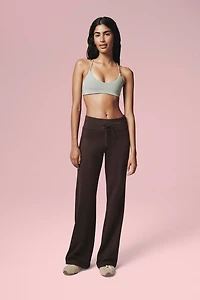 Ultra Soft Tie Front Wide Leg Pant