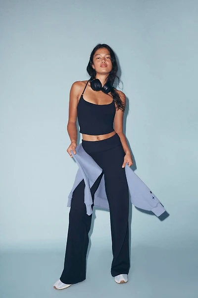 Ultra Soft Tie Front Wide Leg Pant