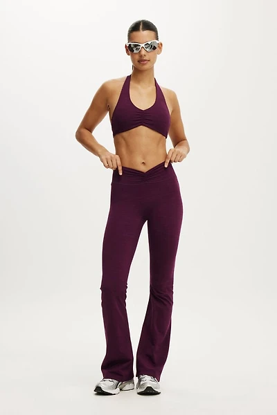 Ultra Soft Scrunch Front Flare