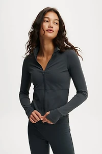 Active Core Zip Through Long Sleeve