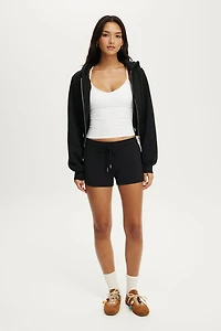 Sculpt Fleece Mini Short