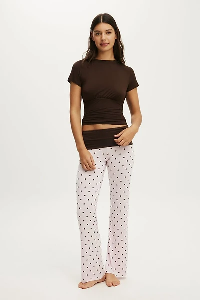 Airy Soft Roll Waist Pant