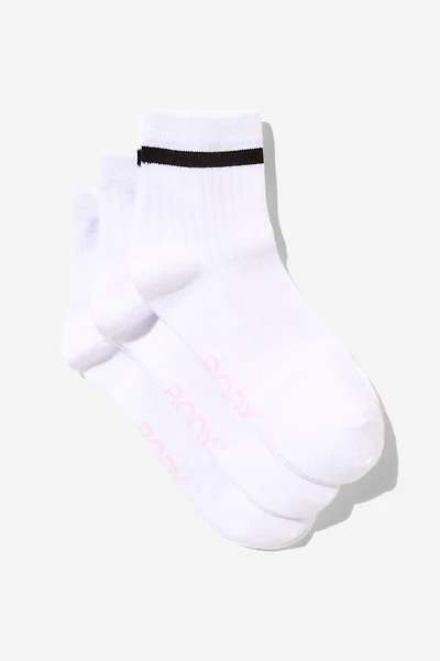 Body Mid Crew Socks 3Pk