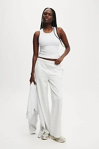 Lightweight Fleece Straight Leg Sweatpant