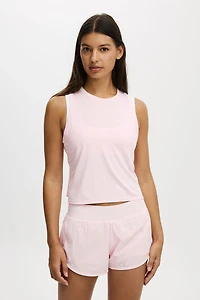 Active Open Back Muscle Tank