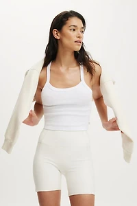 Active Rib T-Bar Cropped Tank