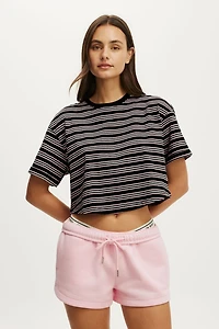 Cropped Graphic Active Tee