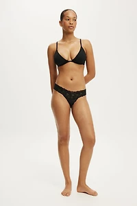 Everyday Lace Thong Brief
