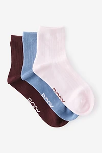 Body Mid Crew Socks 3Pk