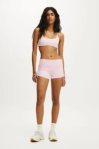 Ultra Soft Tie Side Roll Over Micro Short