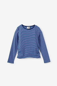 Fitted Long Sleeve Essential Gathered Top