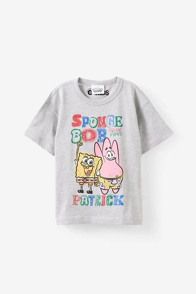 Spongebob Squarepants Drop Shoulder Short Sleeve Tee