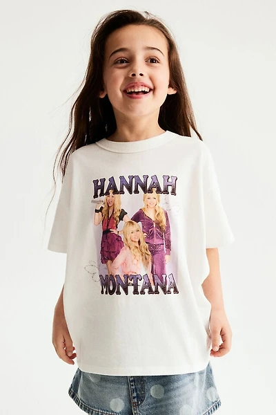 Hannah Montana Music Drop Shoulder Short Sleeve Tee