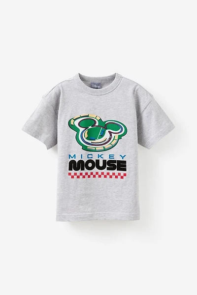 Disney Mickey Mouse Drop Shoulder Short Sleeve Tee