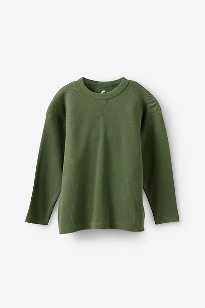 Waffle Long Sleeve Tee
