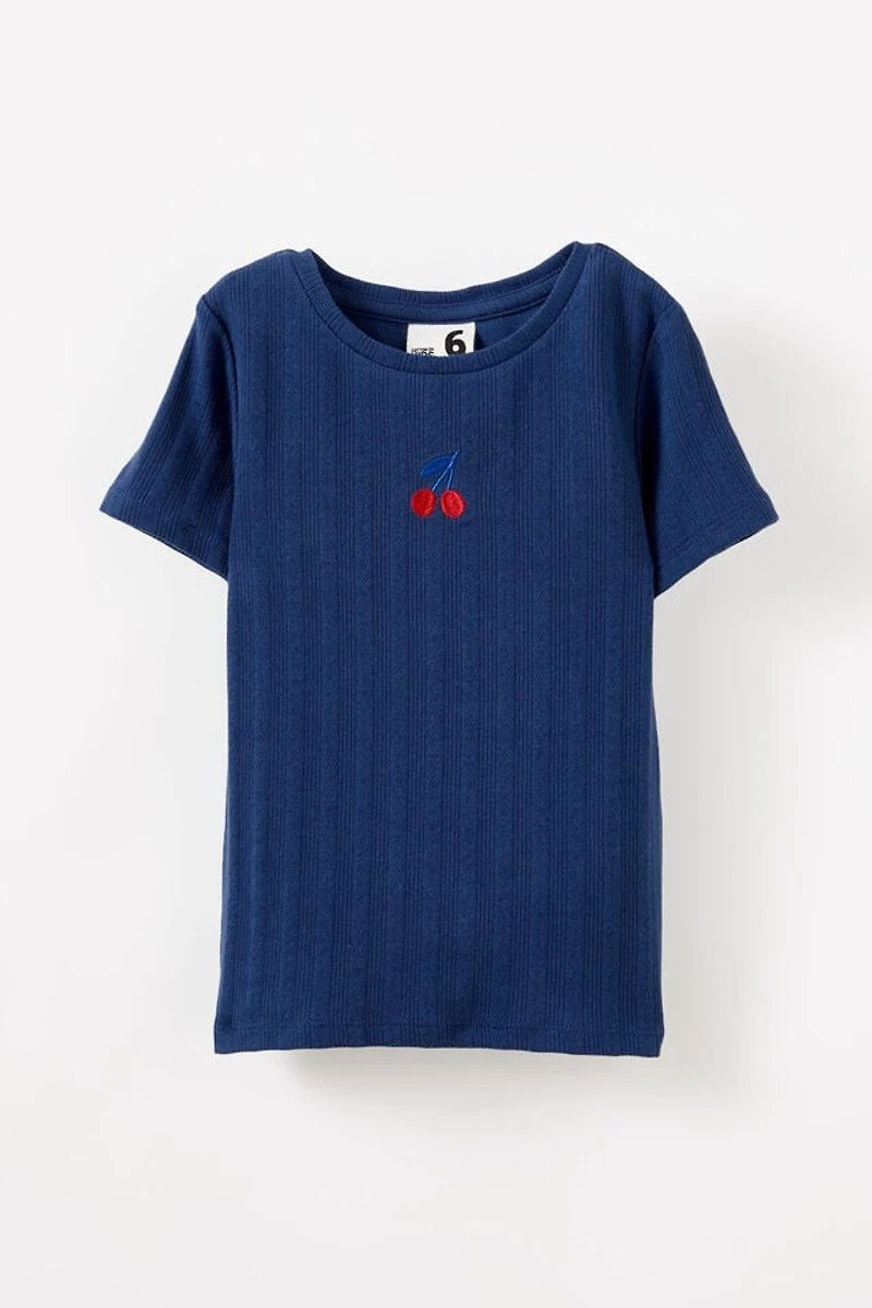 Fitted Short Sleeve Essential Tee