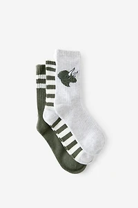 Kids 3Pk Crew Socks