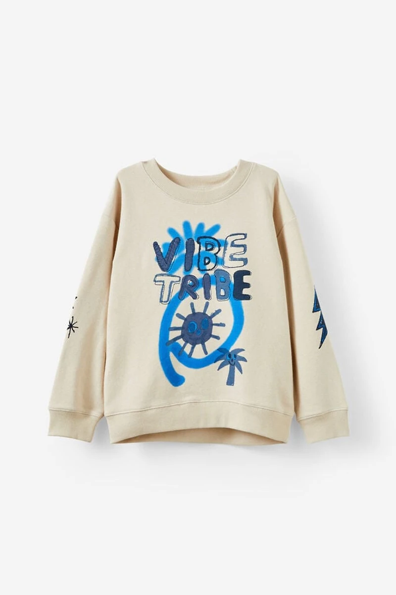 I Scream Colour Fleece Crew Neck