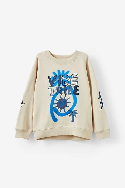 I Scream Colour Fleece Crew Neck