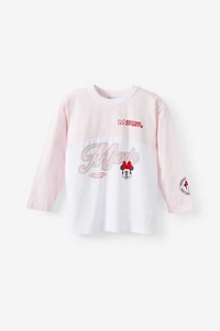 Disney Minnie Mouse Long Sleeve Drop Shoulder Tee