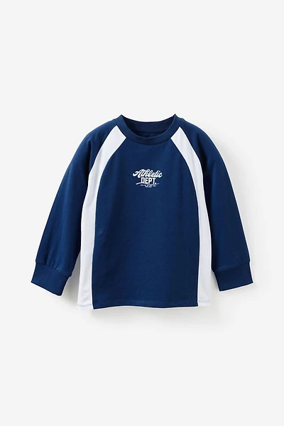 Moto Panelled Long Sleeve Tee